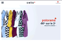 Tablet Screenshot of celio.com